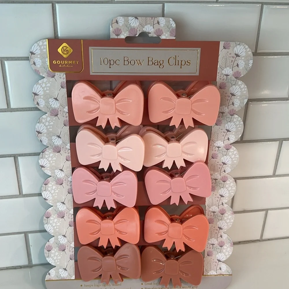 🎀 BOW Bag Clips.